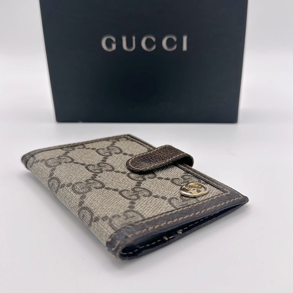 Gucci Vintage Card Holder W/ box, Care Card & Tissue Paper - Picture 6 of 11